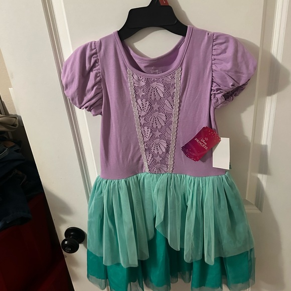 Disney Princesses Girls Little Mermaid Cosplay Dress - Picture 1 of 4